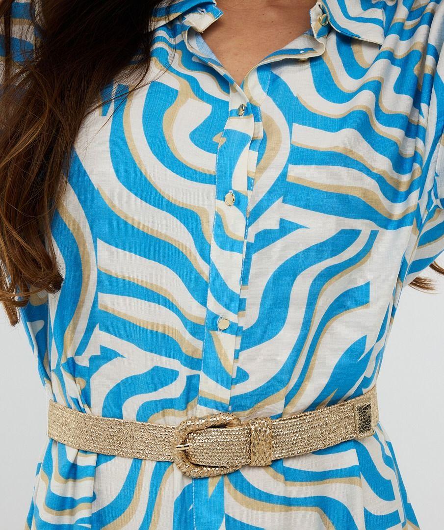 Esqualo Dress Electric Zebra