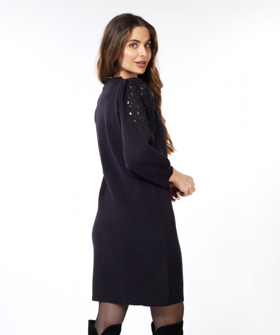 Esqualo Dress Embroidery Anglaise