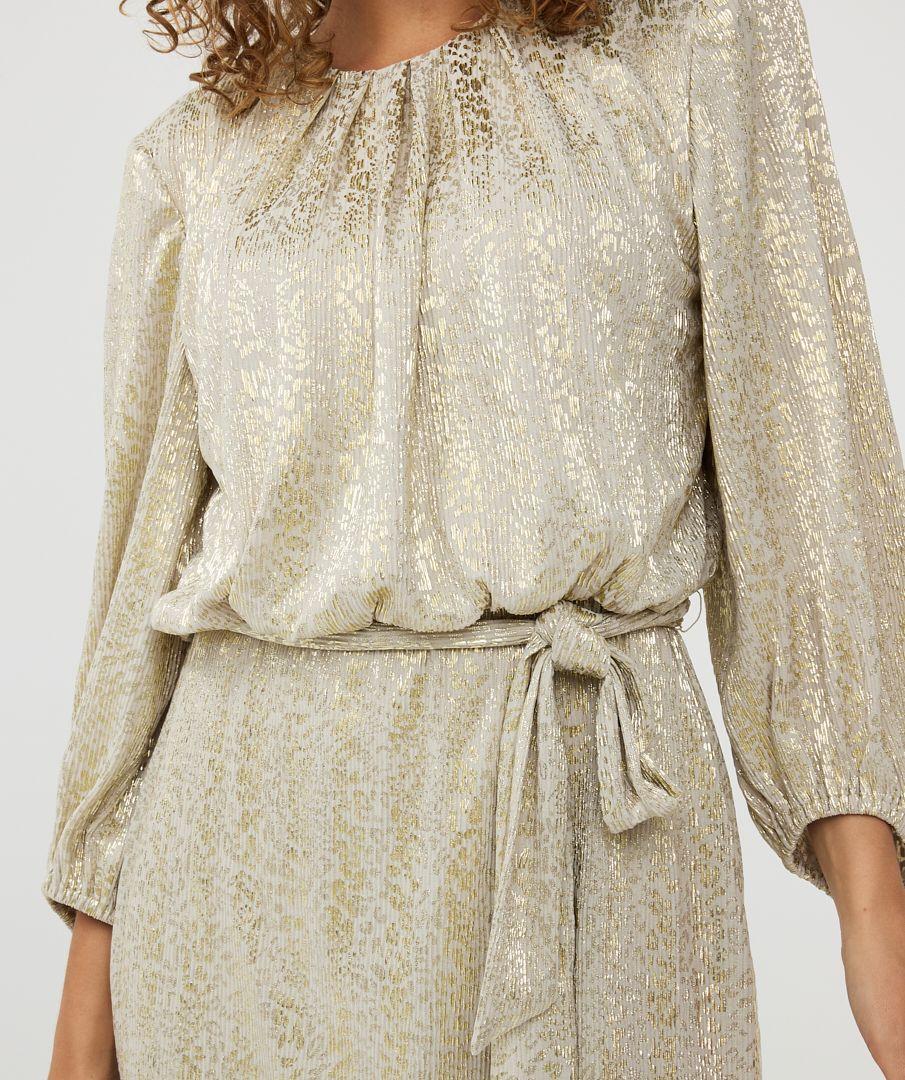 Esqualo Dress Foil Leopard
