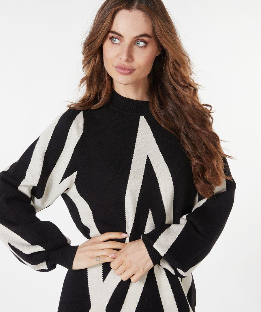 Esqualo Dress Intarsia