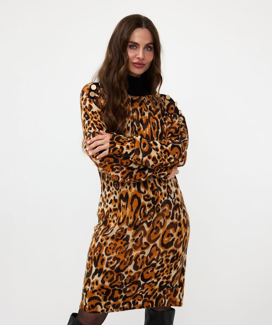 Esqualo Dress Knitted Animal Land