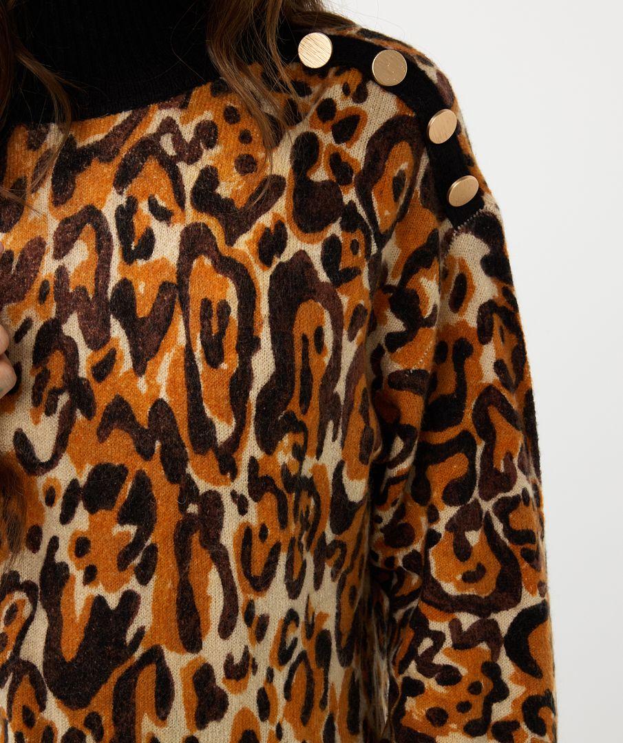 Esqualo Dress Knitted Animal Land