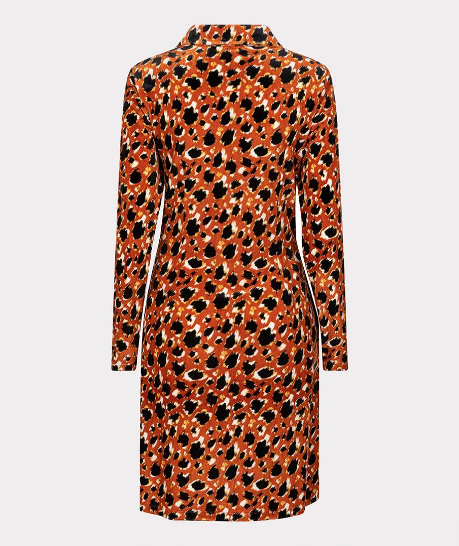 Esqualo Dress Leopard Skins Velours