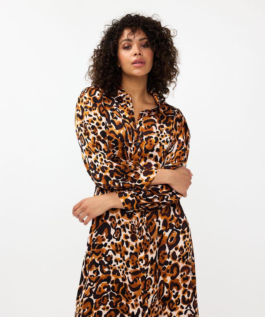 Esqualo Dress Long Animal Land