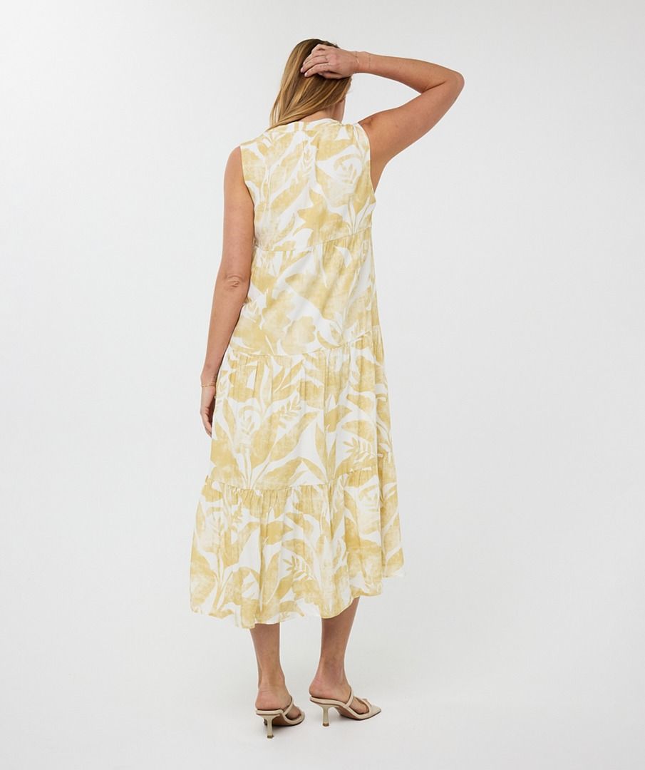 Esqualo Dress Long Faded Solar