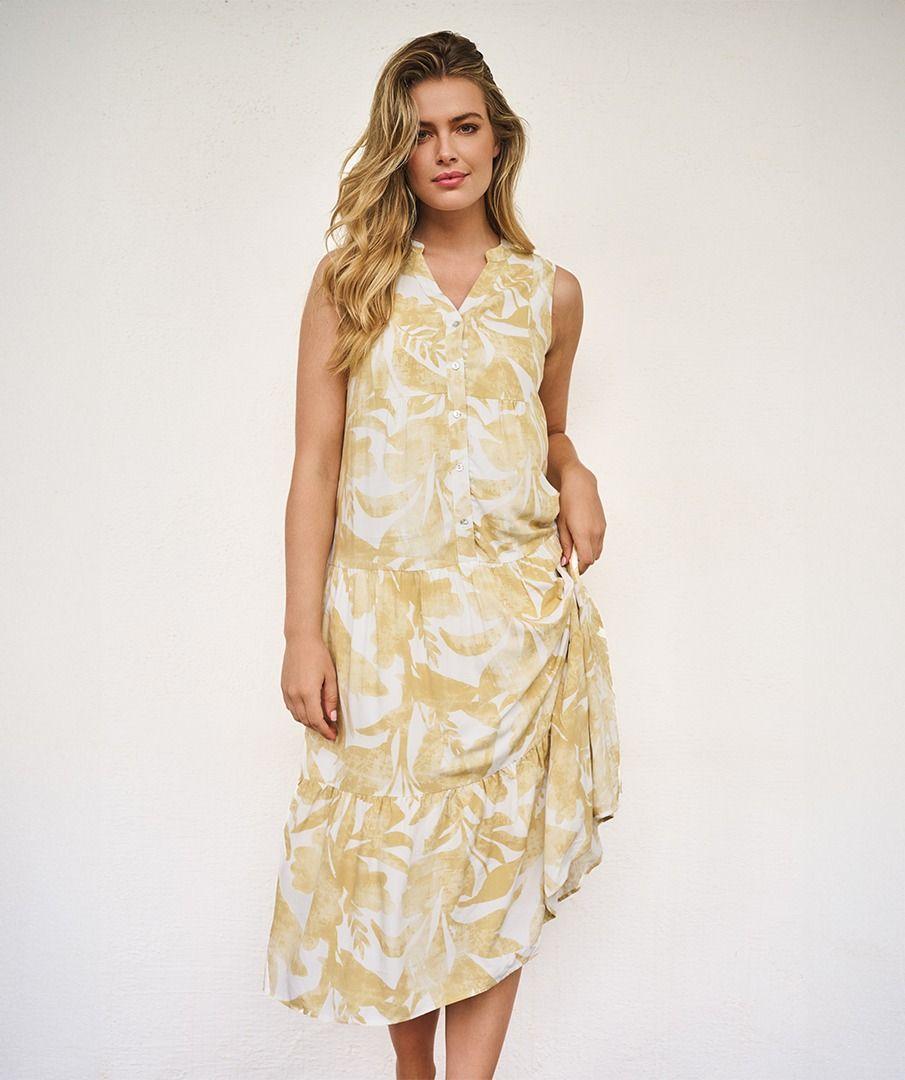 esqualo Dress long Faded Solar