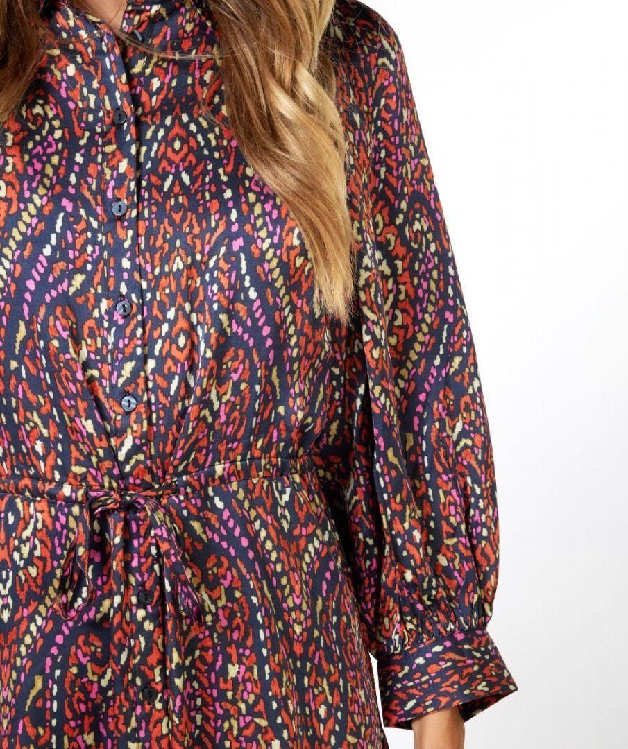 Esqualo Dress Long Sateen Rewilding