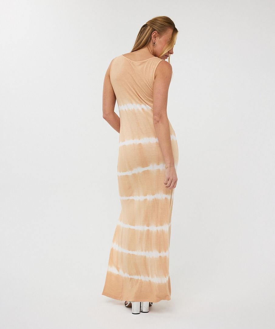 Esqualo Dress Long Split Tie Dye