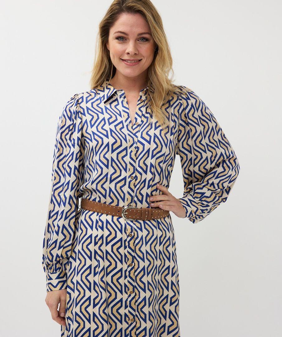 Esqualo Dress Long Utopia Graphic