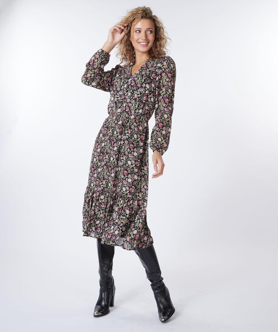 Esqualo Dress Midi Soft Deco