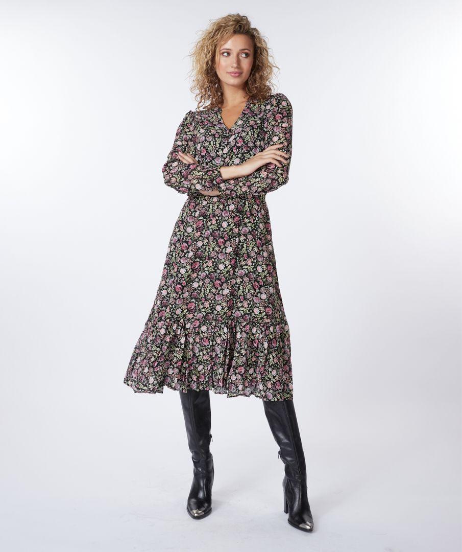 Esqualo Dress Midi Soft Deco