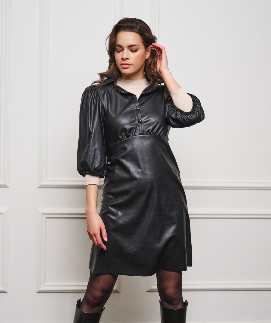 esqualo Dress puff slv light PU