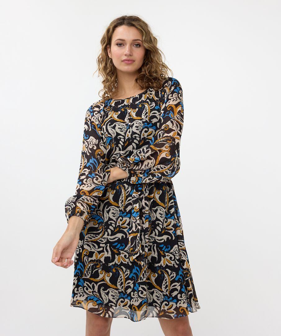 Esqualo Dress Raglan Elegant Leaves