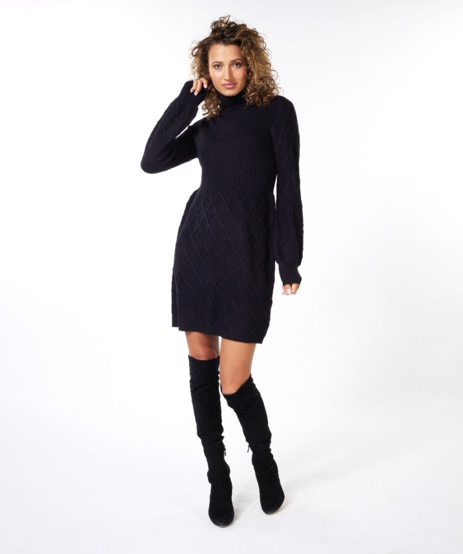 esqualo Dress rib & pattern