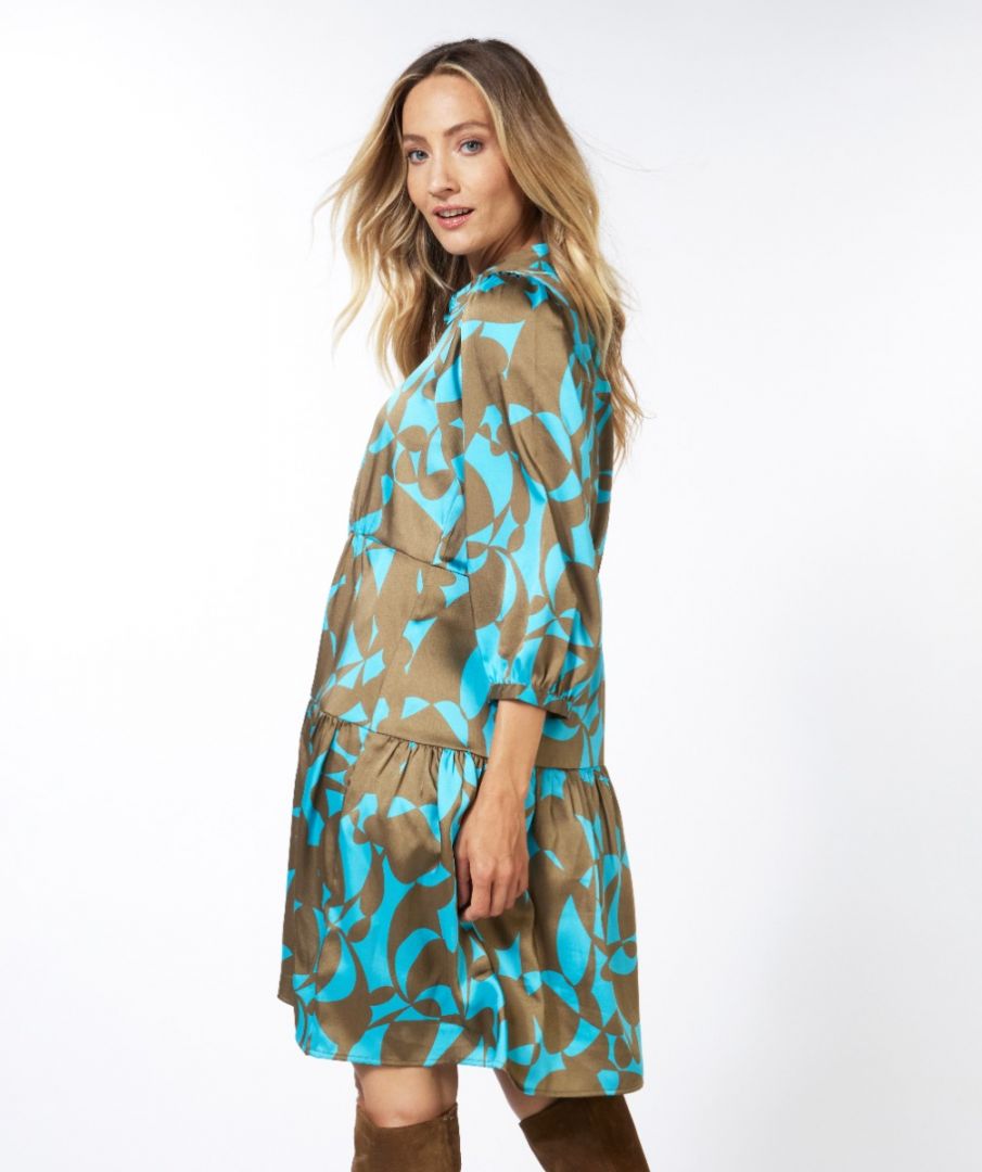 Esqualo Dress Sateen Expressive Roots