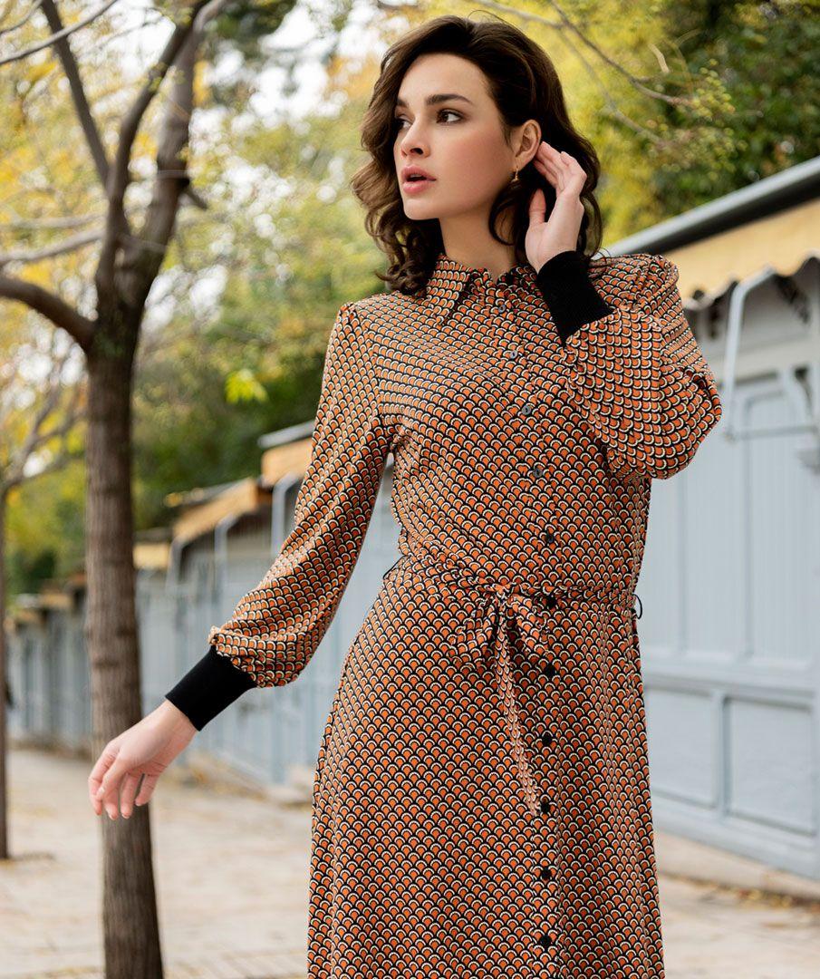 esqualo Dress scalloped