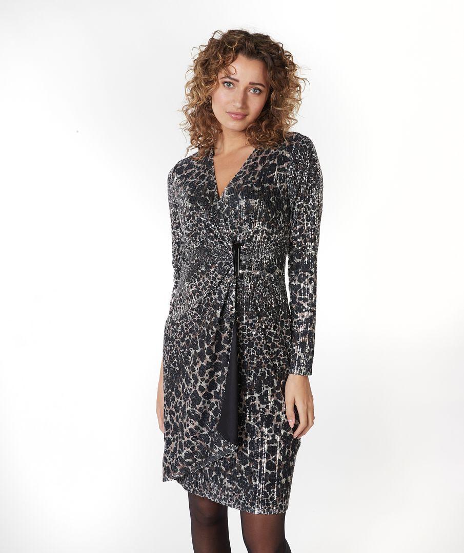 Esqualo Dress Scattered Illusion