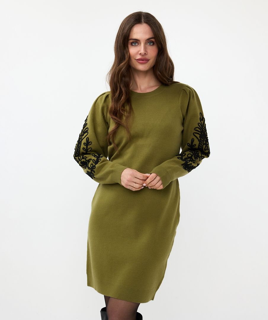 Esqualo Dress Tape Embroidery