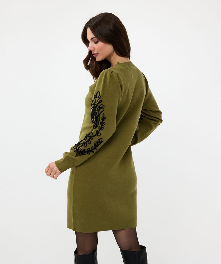 Esqualo Dress Tape Embroidery