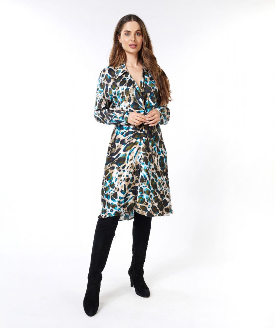 Esqualo Dress Twist Animal Roots