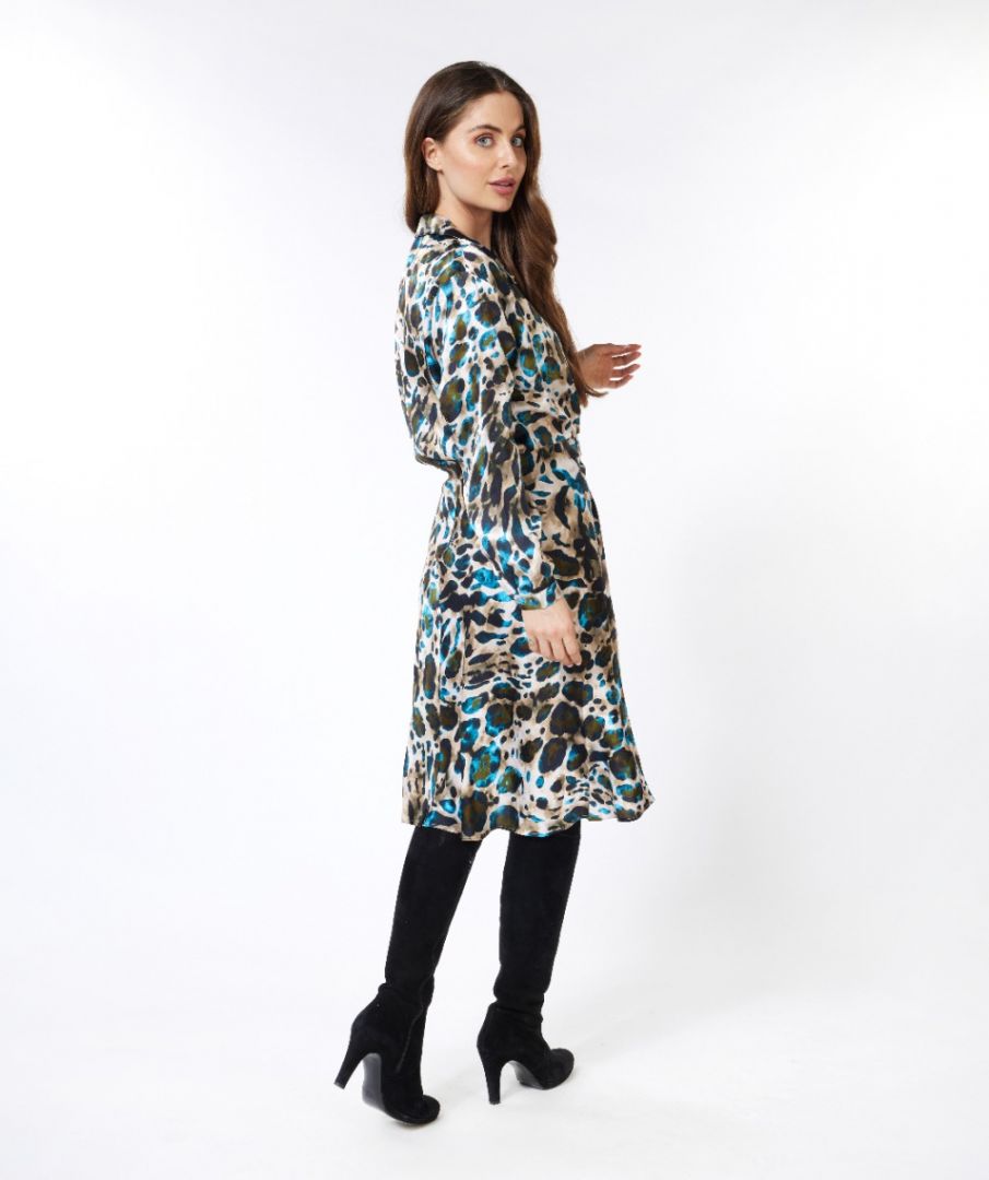 Esqualo Dress Twist Animal Roots