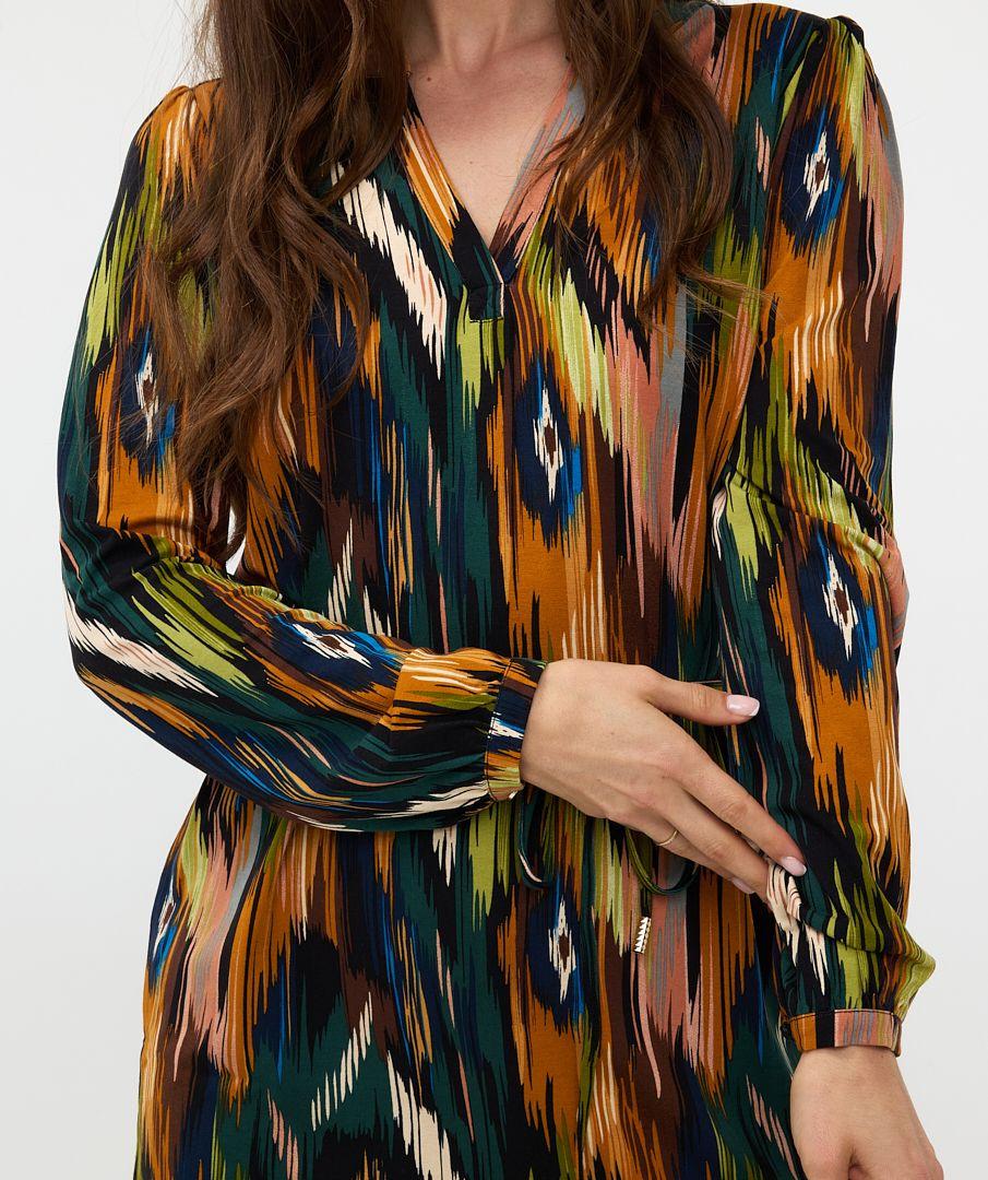 Esqualo Dress V-neck Universe Lightning SJ