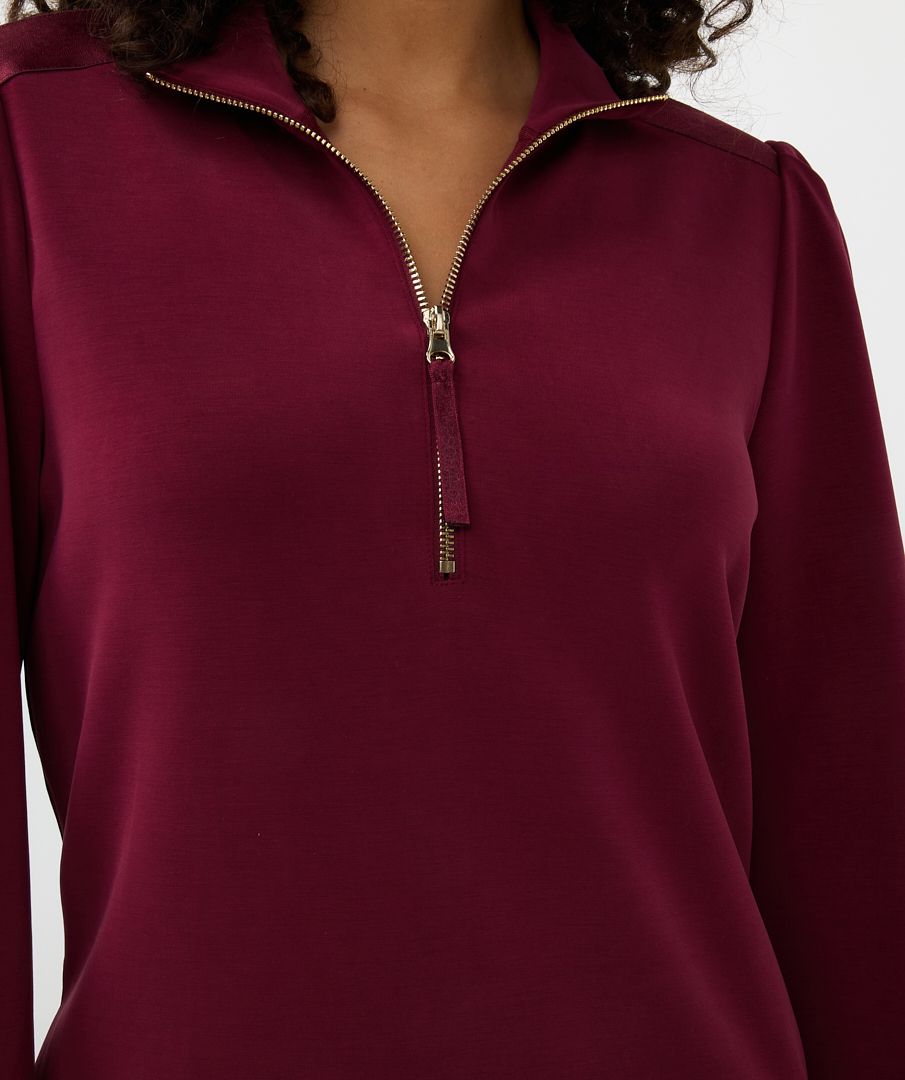 Esqualo Dress Zipp Col Modal