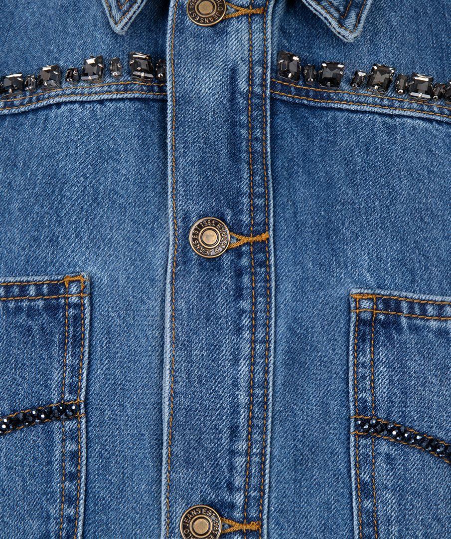 Esqualo Gilet Denim Stones