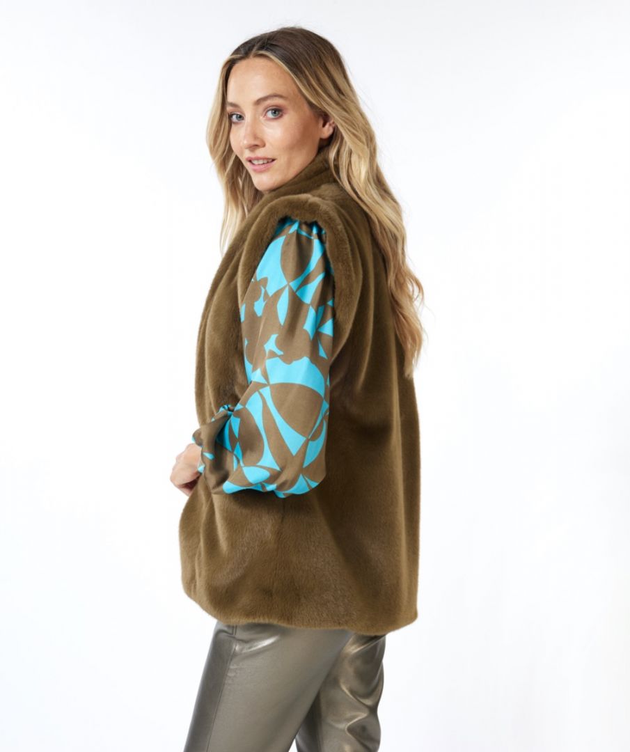 Esqualo Gilet Fake Fur