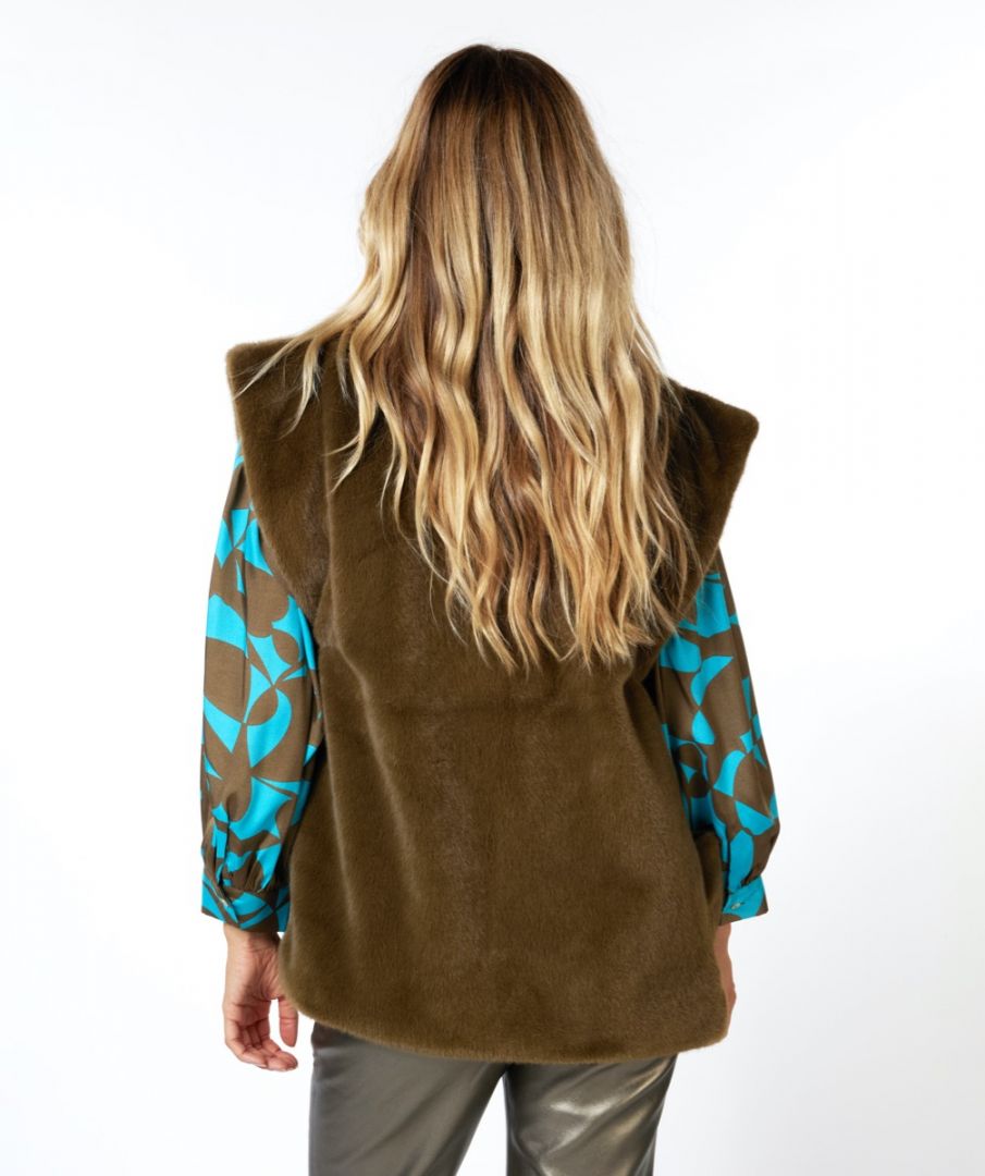 Esqualo Gilet Fake Fur