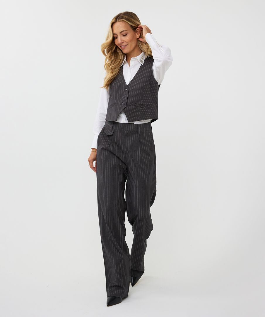 Esqualo Gilet Pinstripe