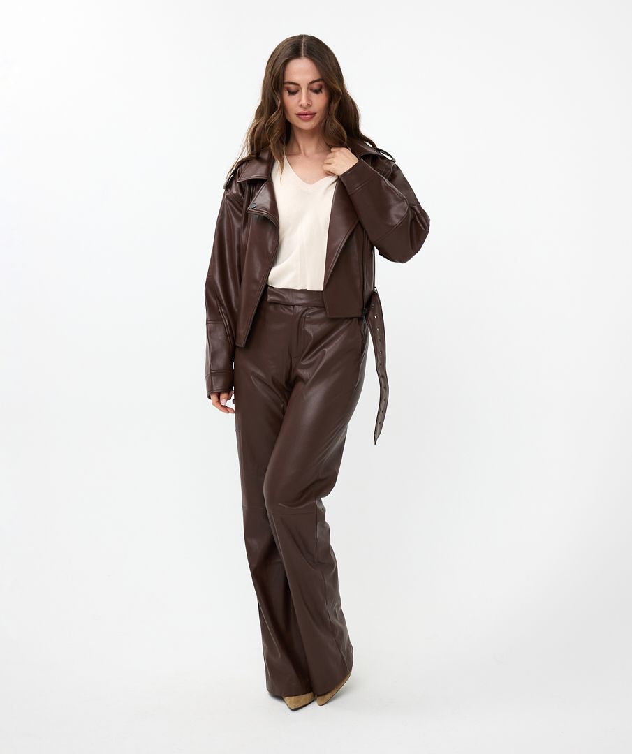 Esqualo Jacket Biker Vegan Leather