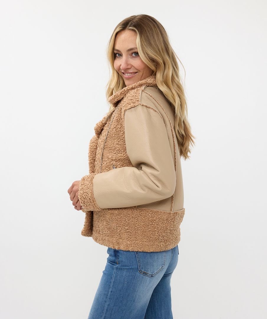 Esqualo Jacket Bonded PU Sleeves