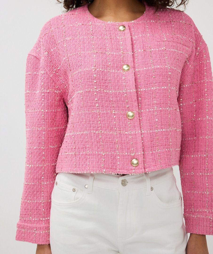 Esqualo Jacket Cropped Boucle