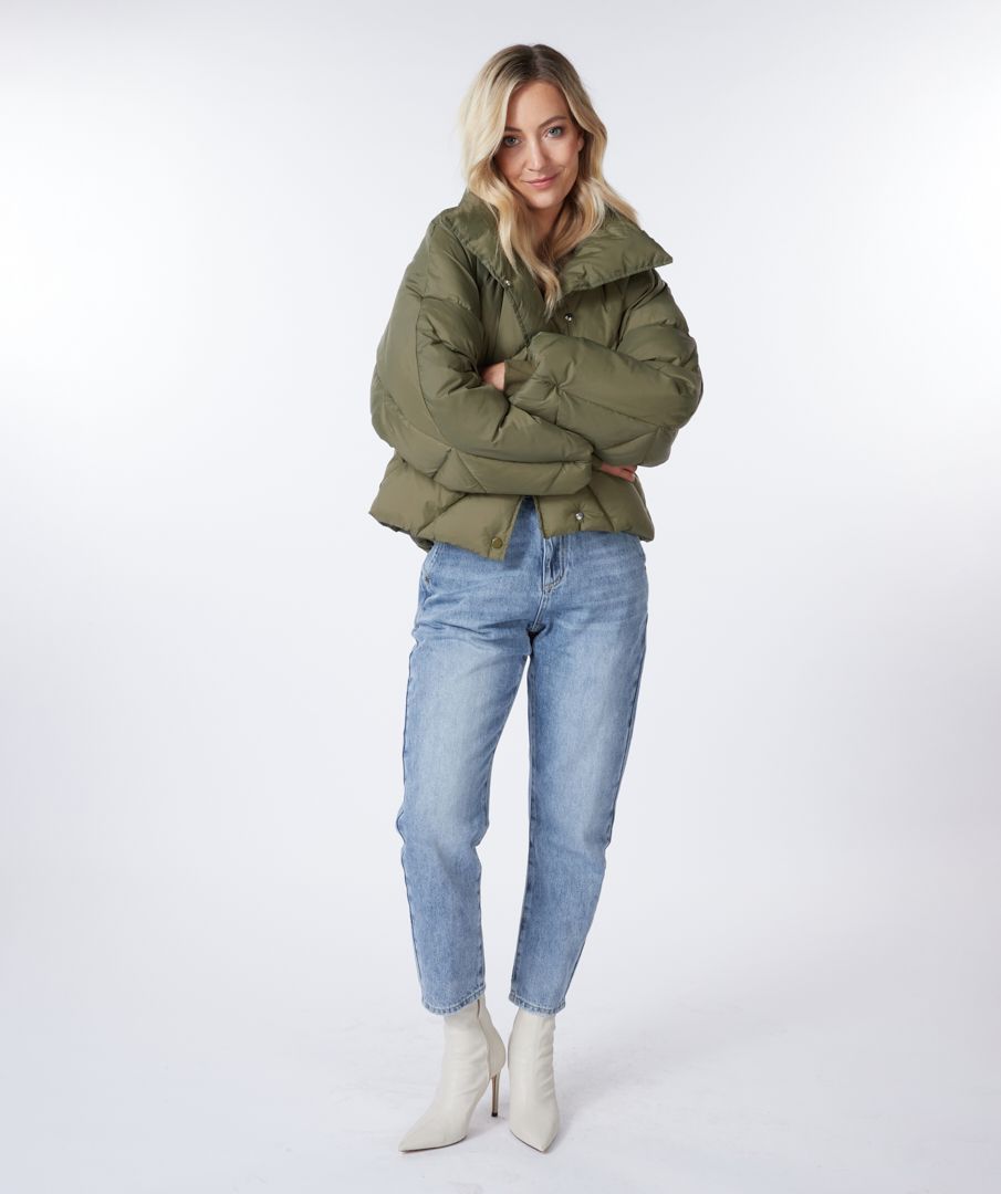 Esqualo Jacket Down Cropped