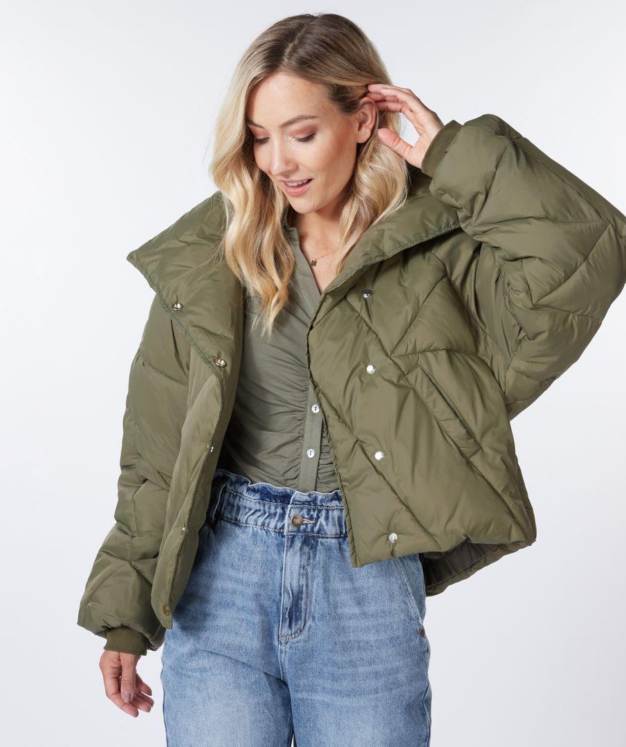 Esqualo Jacket Down Cropped