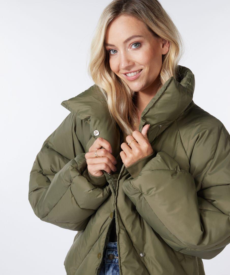 esqualo Jacket down cropped