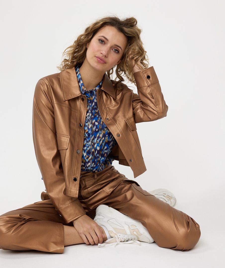 esqualo Jacket short vegan leather