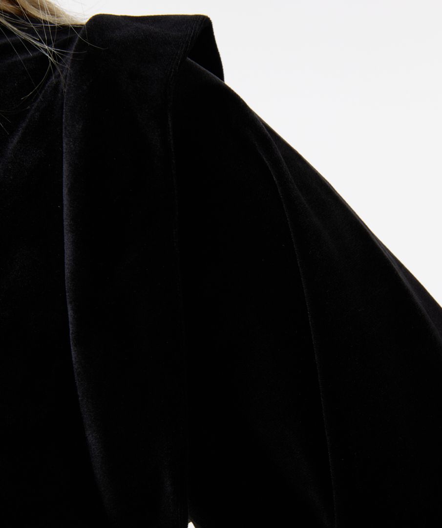 Esqualo Jacket Shoulder Details Velours