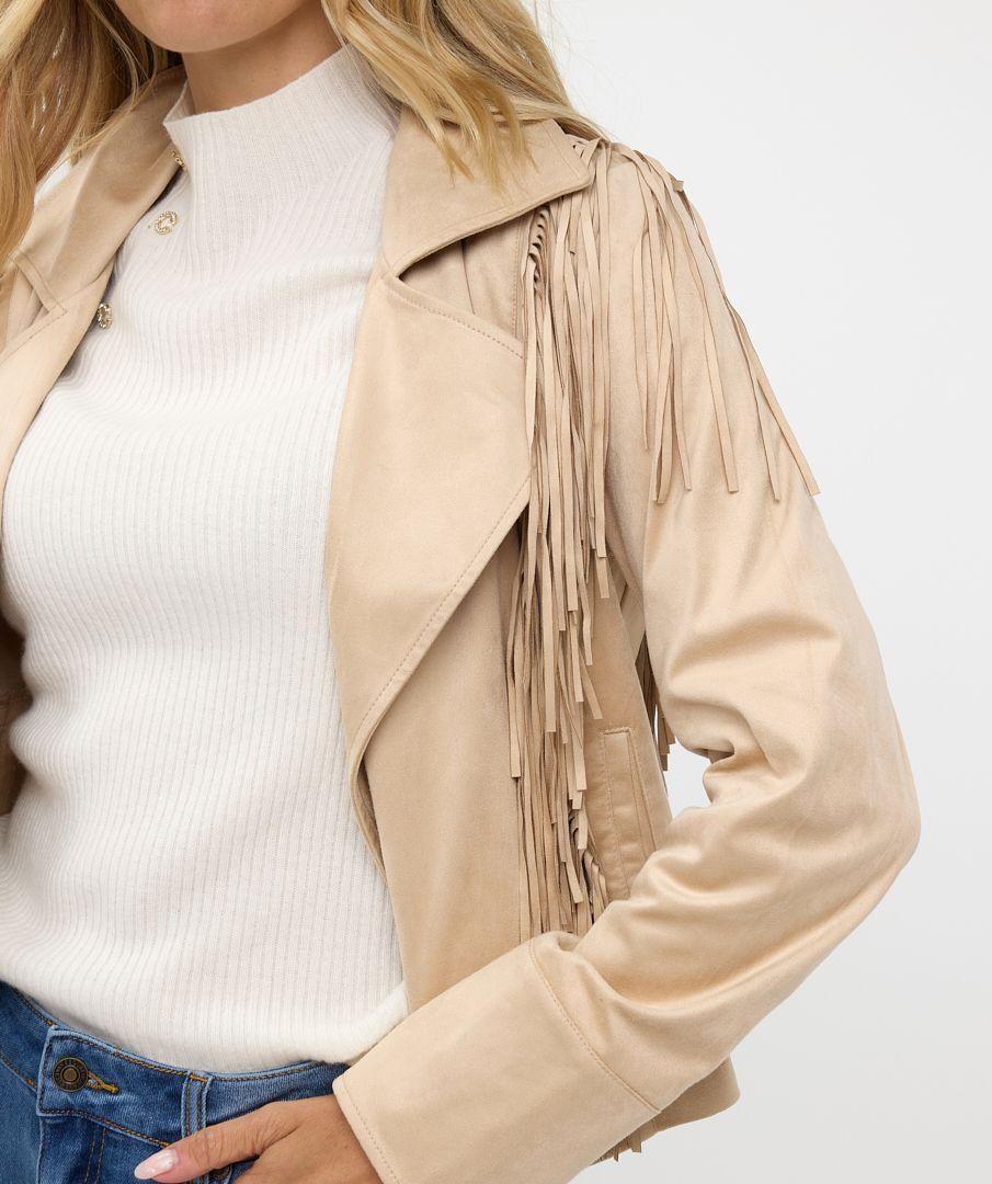 Esqualo Jacket Suedine Ringes