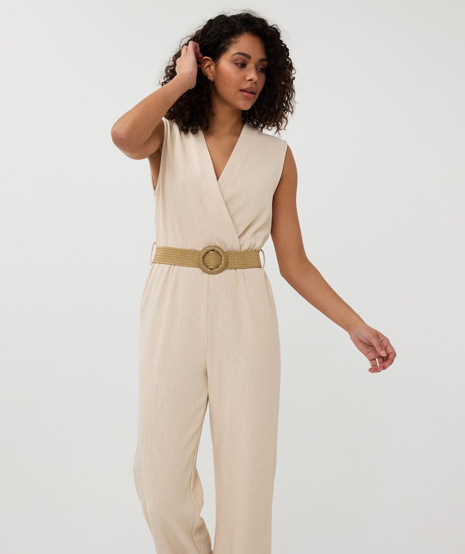 Esqualo Jumpsuit Fancy Crinkle