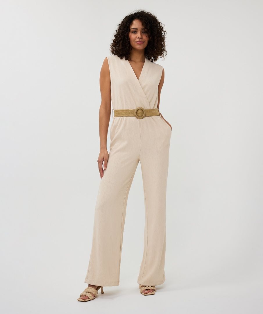 Esqualo Jumpsuit Fancy Crinkle