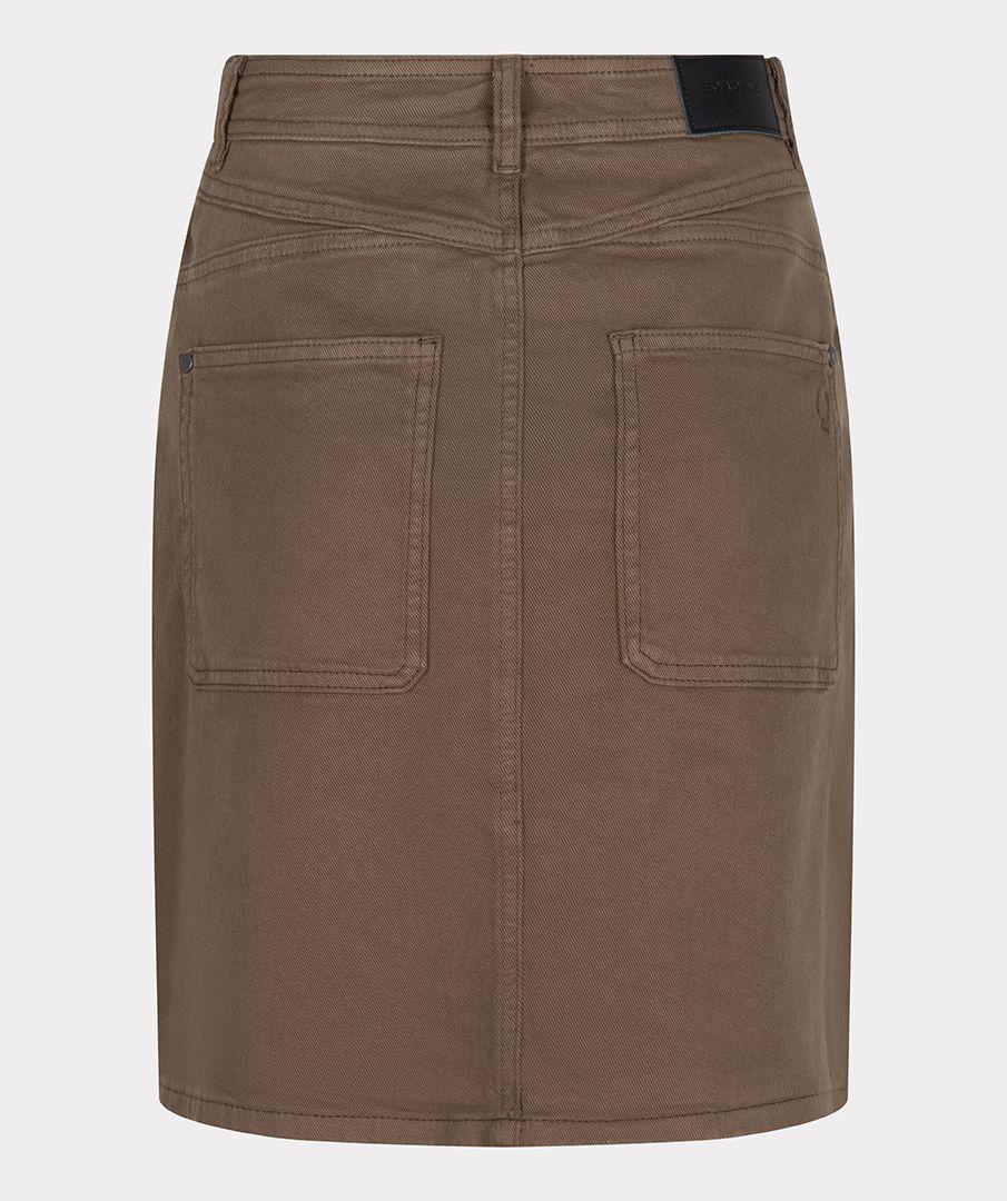 Esqualo Skirt Colored Denim