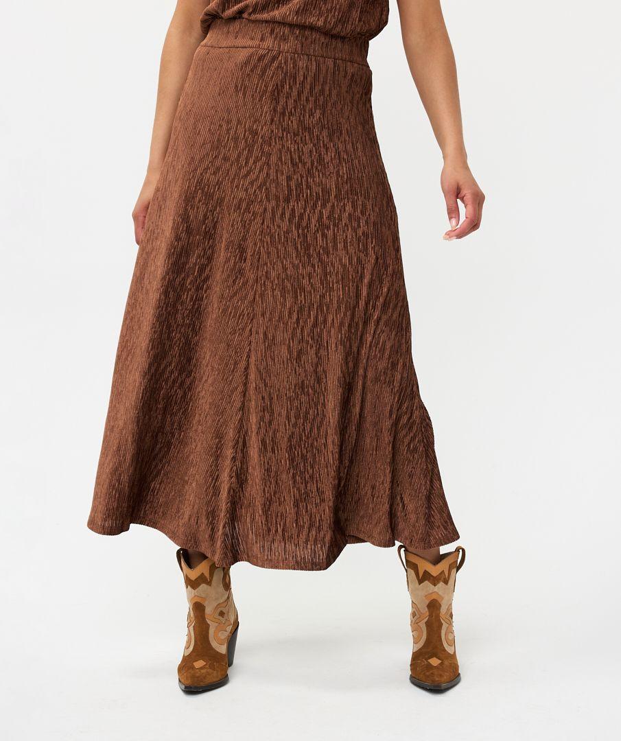 Esqualo Skirt Crinkled Velours
