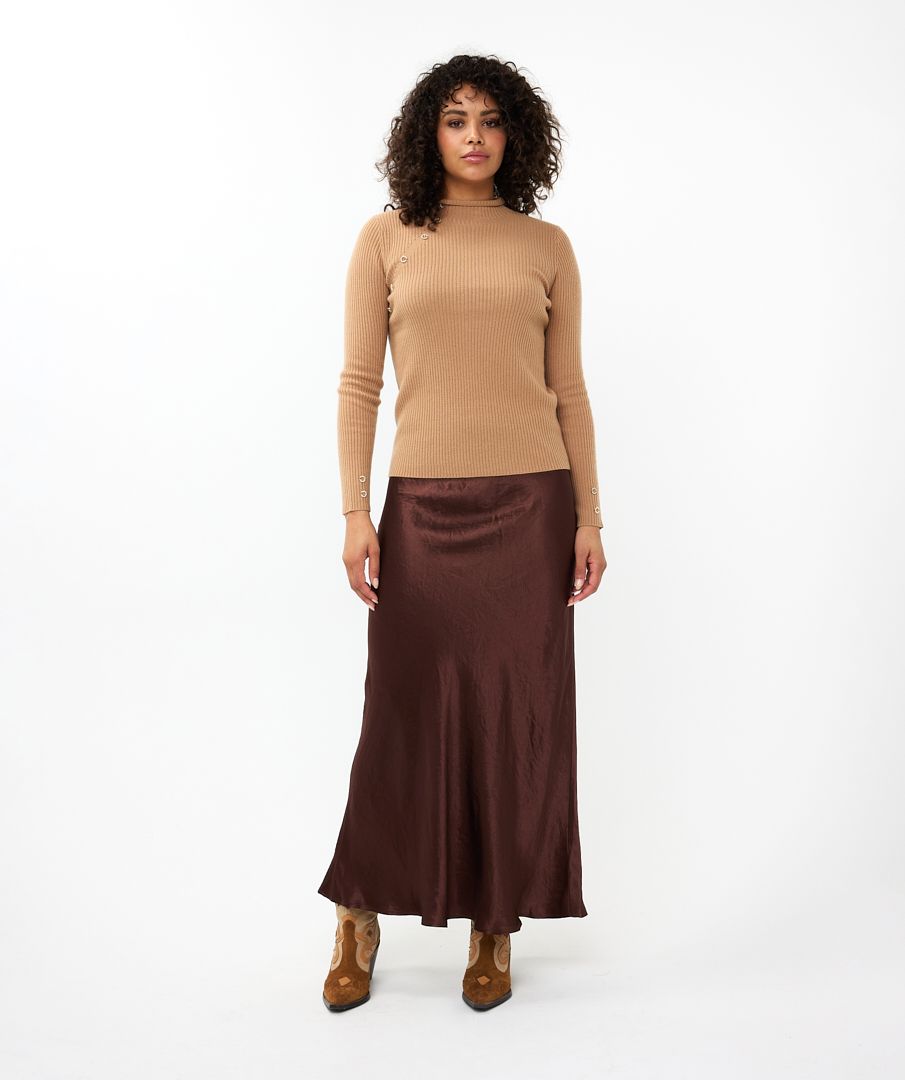 Esqualo Skirt Crushed Satin