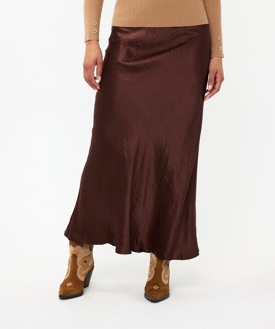 Esqualo Skirt Crushed Satin
