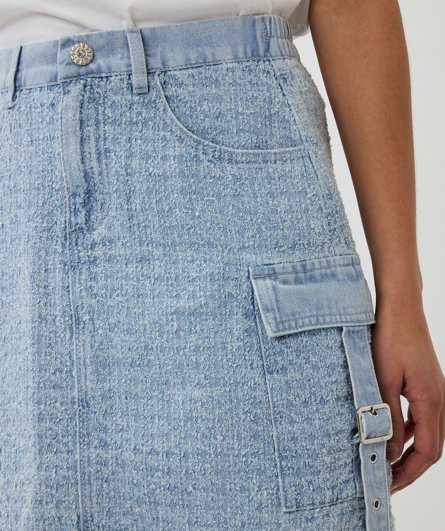 Esqualo Skirt Jeans Damaged