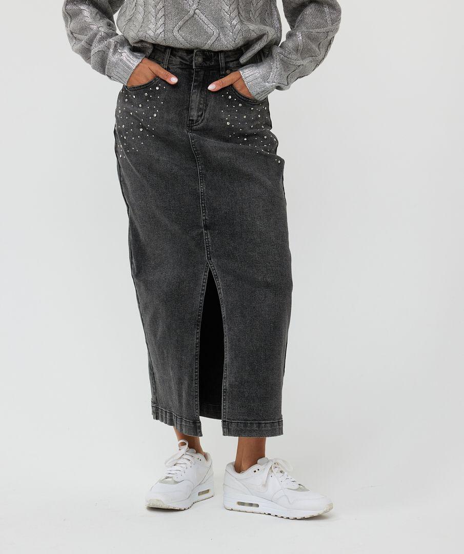 Esqualo Skirt Jeans Embellishment