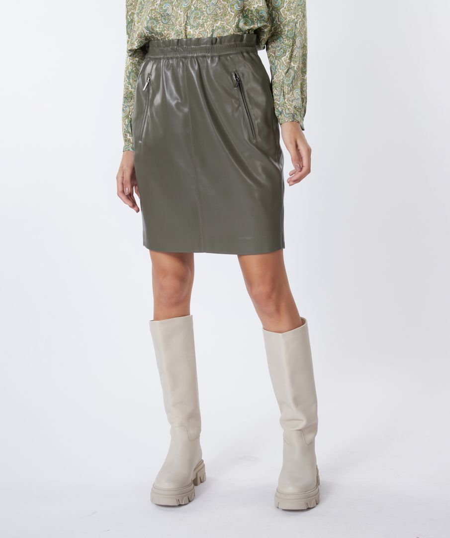 Esqualo Skirt Jogger Zipper Short PU