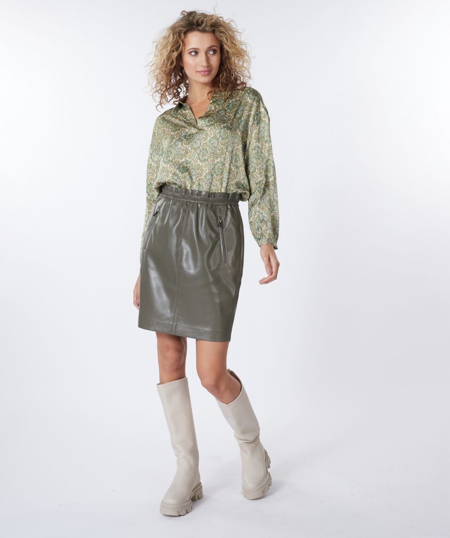 Esqualo Skirt Jogger Zipper Short PU